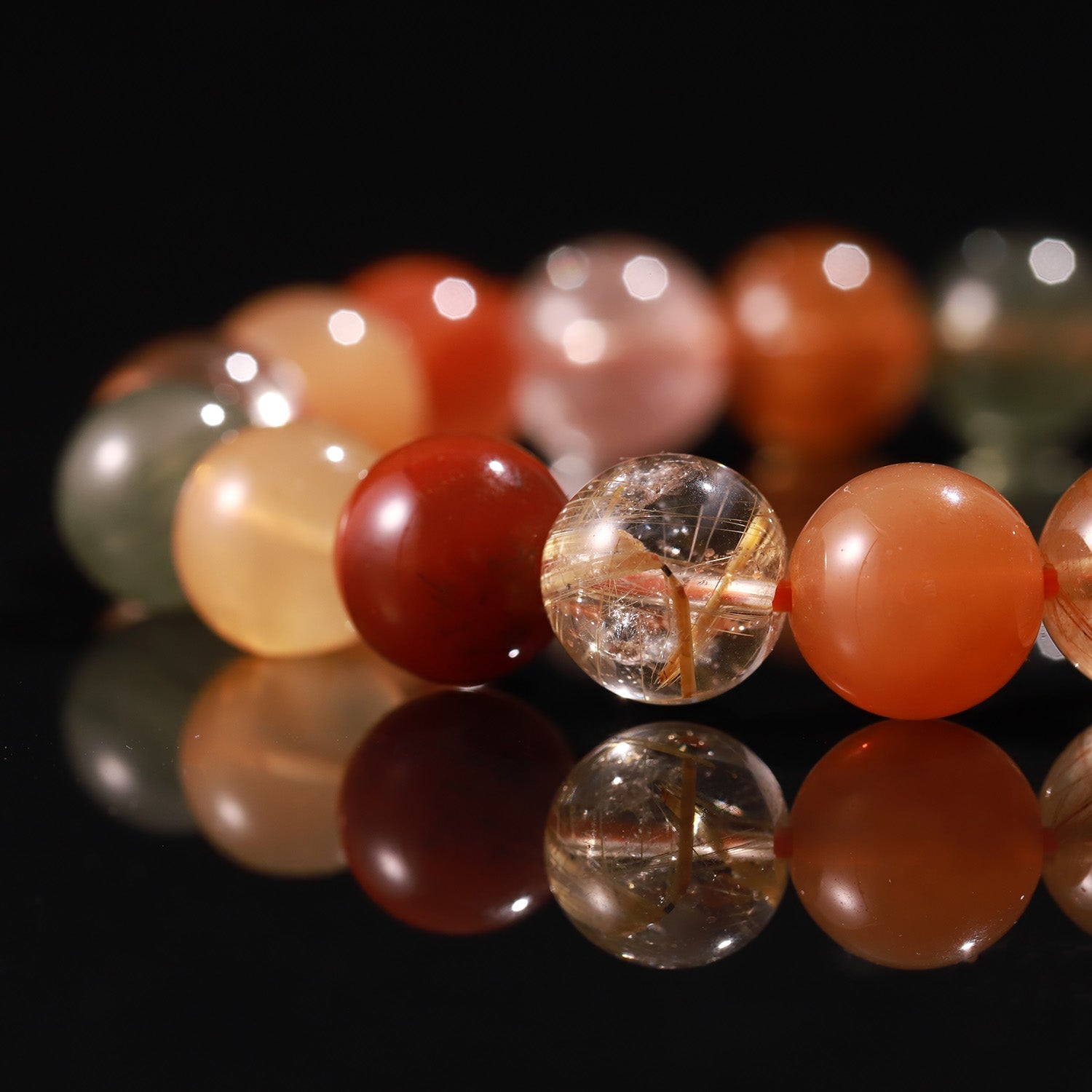 Multi-Rutilated Quartz “Vital Harmony” Bracelet