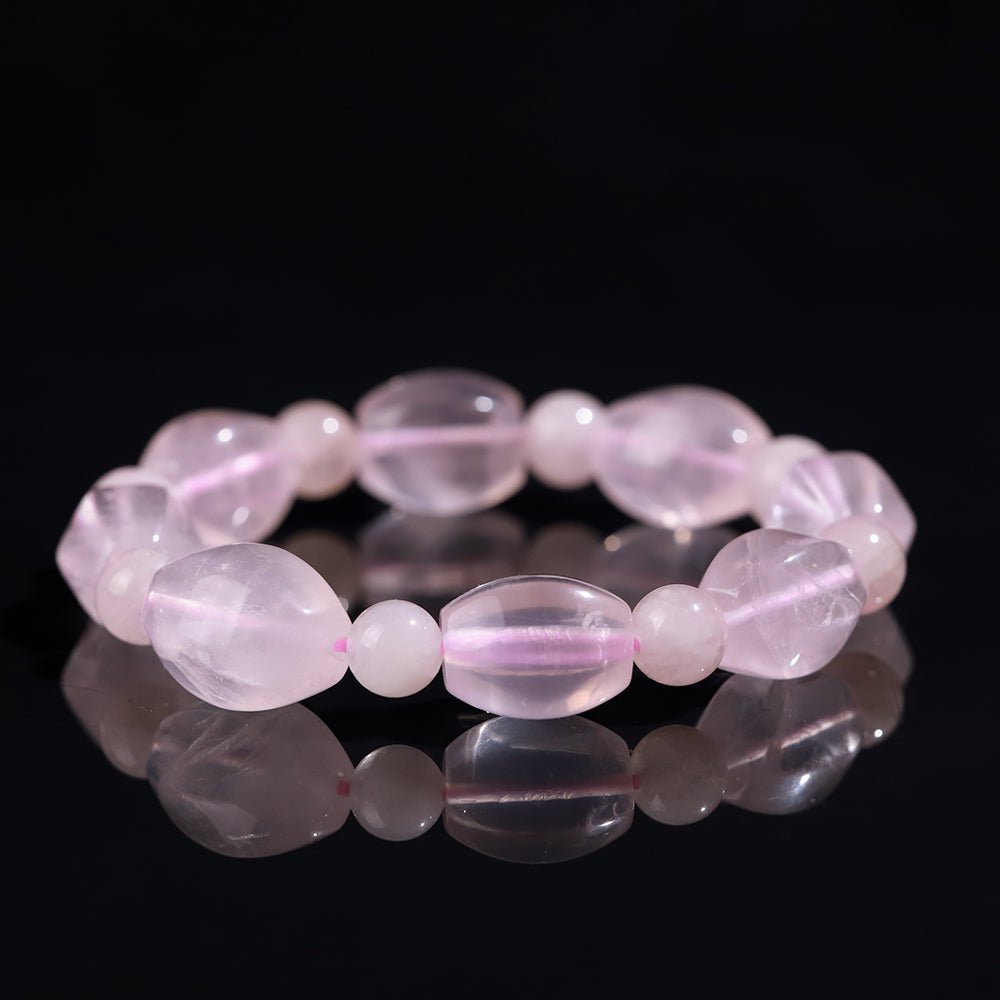 Rose Quartz “Soft Flow” Bracelet