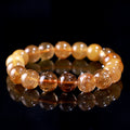 Coffee Titanium Quartz “Steady Fortune” Bracelet