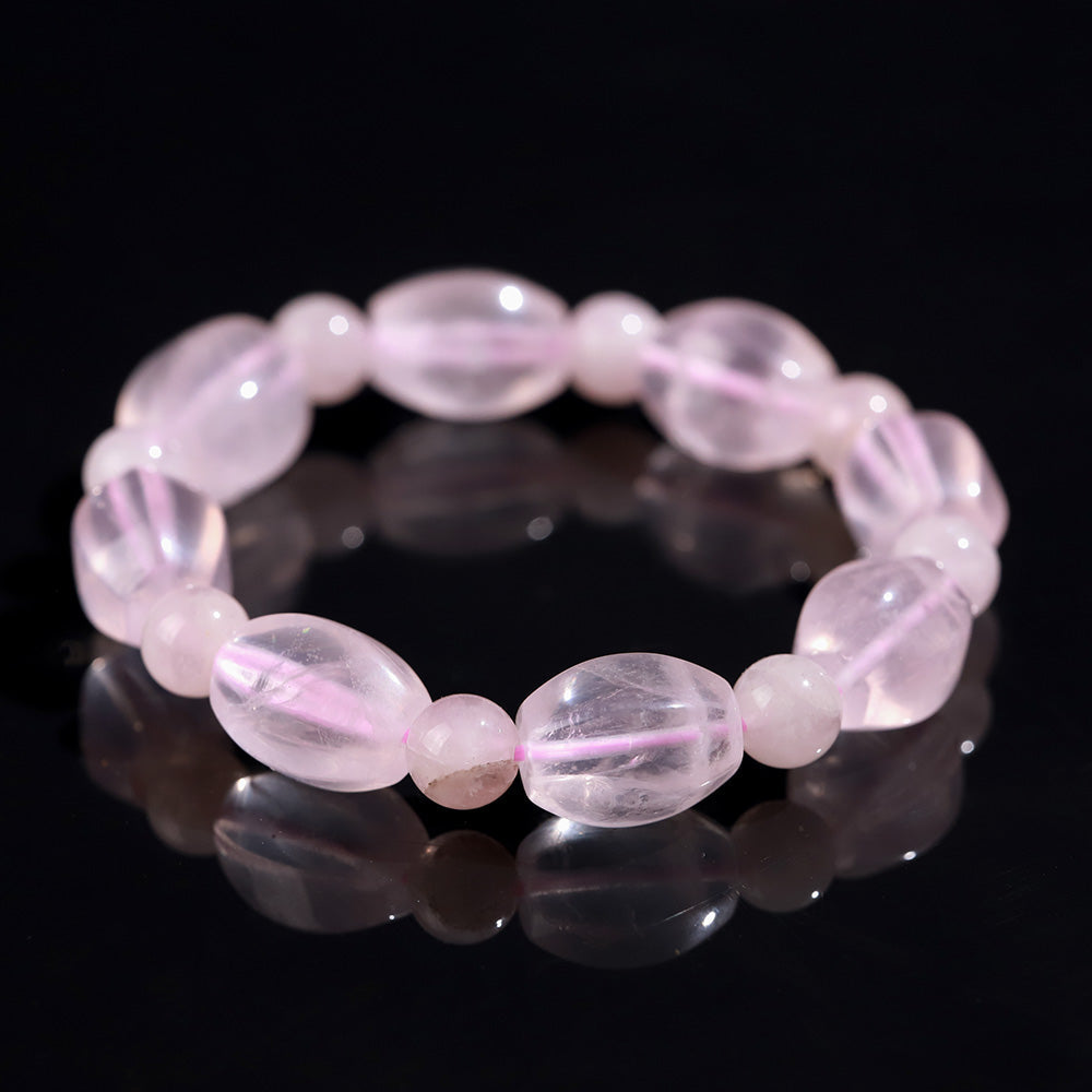 Rose Quartz “Soft Flow” Bracelet